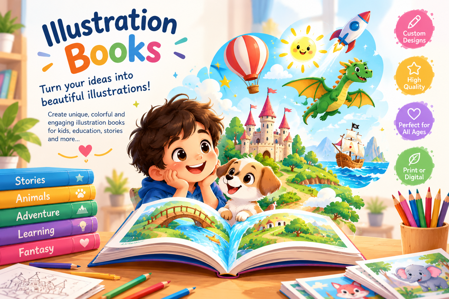 Example illustration book